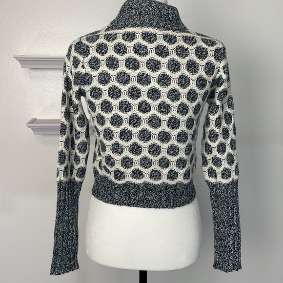 Club Monaco Crop Top Sweater NWOT Wool Blend - Picture 3 of 12